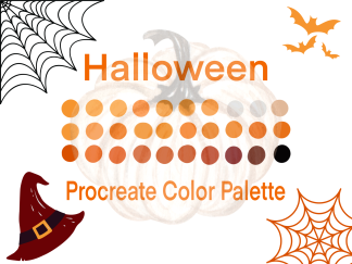 Halloween Color Palette for Procreate