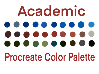 Academic Procreate Color Palette