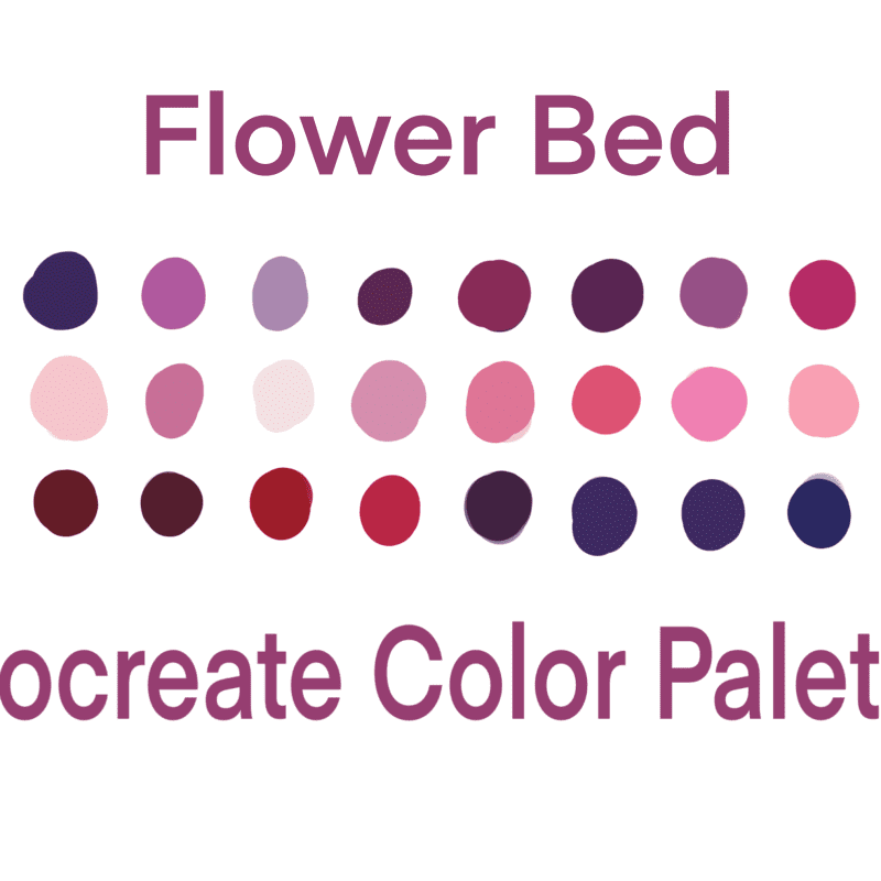 Flower Bed Procreate Color Palette